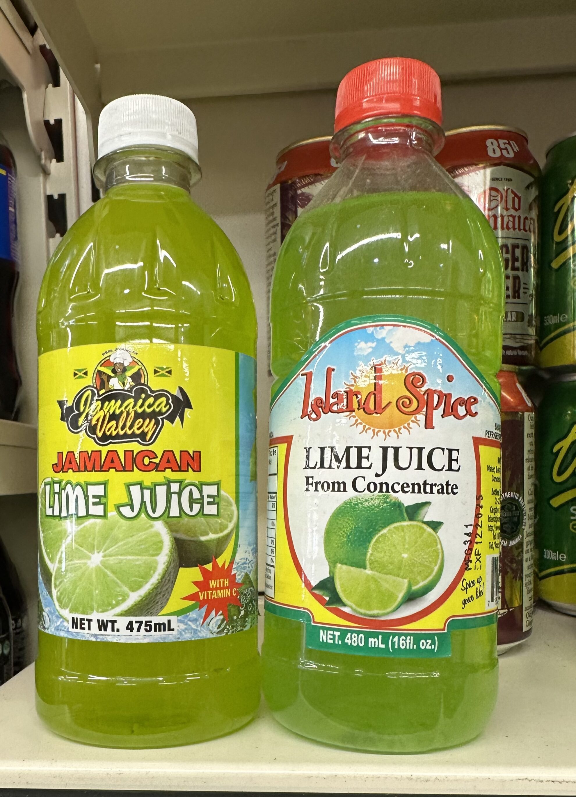 Island Spice / Jamaica Valley lime Juice 475 480 Ml X 1 Bellair