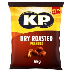 KP Dry Roasted Peanuts 65g  4Pack X 1