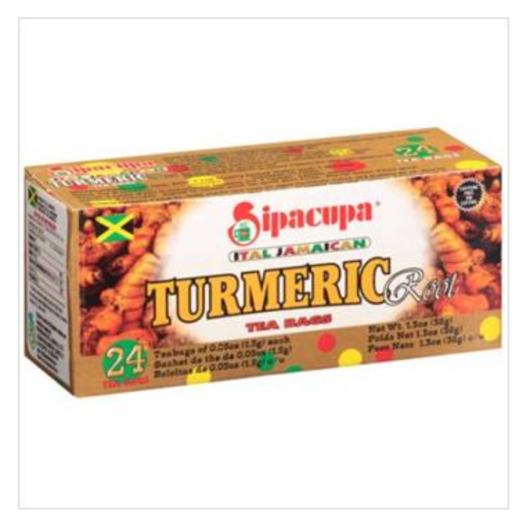 Sipacupa Turmeric Roots Herbal Tea – 24 Tea bags