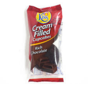 Kiss Cream Filled Cupcakes 60G - Rich Chocolate X 1