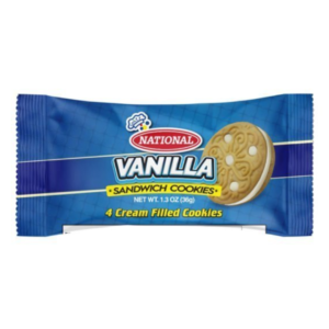 National Vanilla Sandwich Cookies 36G X 1