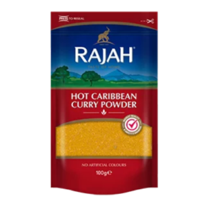 Rajah Hot Caribbean Curry Powder 100G X 1
