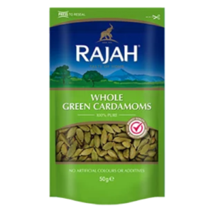 Rajah Whole Green Cardamoms 50G X 1