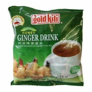 Gold Kili Instant Honey Ginger Drink  - 20 Sachets 360G X 1