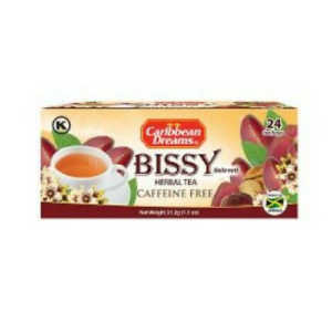 Caribbean Dreams (Kola Nut) Bissy Herbal Tea - 24 Tea Bags X 1