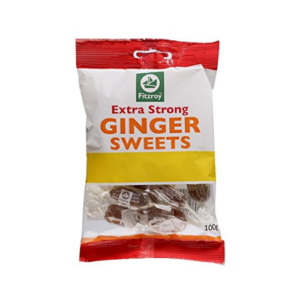 Fitzroy Extra Strong Ginger Sweets 100g X 1