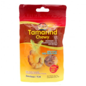 Double Seahorse Tamarind Chewy Candy (Spicy & Sour) 80g X 1