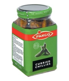 PACKO CURRIED CHILLIES 380G x 1