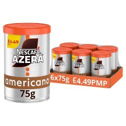 Nescafe Azera Americano Instant Coffee  75g × 6 × 1