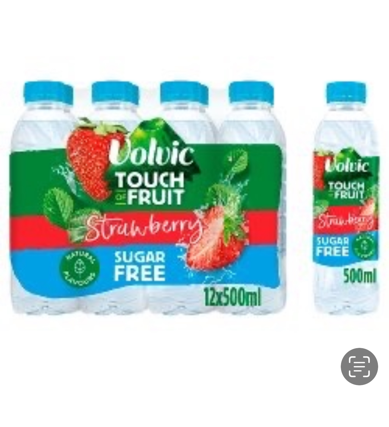 Volvic Touch of Fruit Sugar Free & Low sugar Natural Flavoured Water