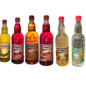 Pings  Cane Syrups  1L- choose your flavour