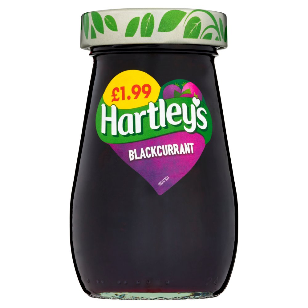 Hartley’s Blackcurrant Jam 300g  × 1