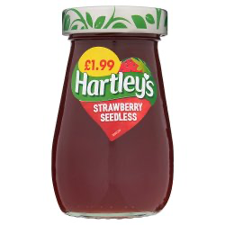 Hartley’s Strawberry Seedless Jam  300g  × 1