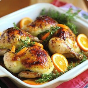 Jamaican oven roast whole chicken served with  a choice of rice dishes - serves two