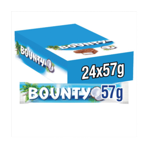 Bounty Coconut & Milk Chocolate Snack Bar Duo 57g × 24 × 1