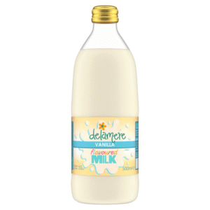 Delamere Vanilla Flavoured Milk  500ml × 12 x 1