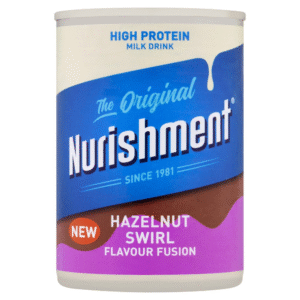 Nurishment The Original Hazelnut Swirl Flavour Fusion Milk Drink 400g × 12 × 1