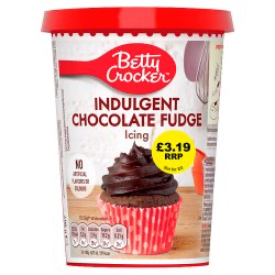 Betty Crocker Indulgent Chocolate Fudge Icing 400g × 4 × 1