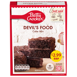 Betty Crocker Devil's Food Cake Mix 425g × 4 × 1