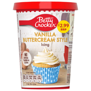 Betty Crocker Vanilla Buttercream Style Icing 400g × 4 × 1