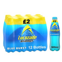 Lucozade Energy Drink Blue Burst 900ml × 12 × 1