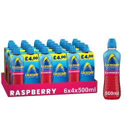 Lucozade Sport Drink Raspberry 4x500ml x  1