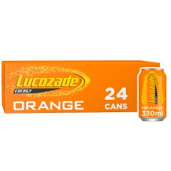 Lucozade Energy Drink Orange 330ml × 24 × 1