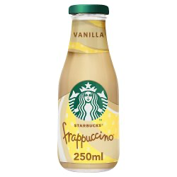 Starbucks Frappuccino Vanilla Flavoured Milk Iced Coffee 250ml × 8 × 1
