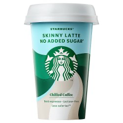 Starbucks Skinny Latte Chilled Coffee 220ml × 10 x 1