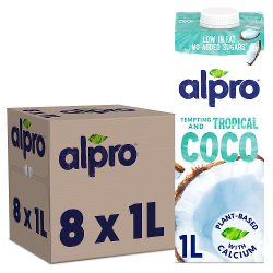 Alpro Coconut Original Drink UHT 1L 8 Pack  × 1