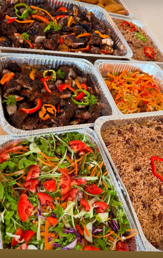 Jamaican Meal catering package feeds up to 8 people – see options