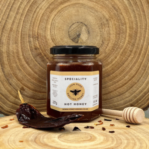 Guajillo Chilli Mild Hot Honey - Pure Raw English Honey 227g