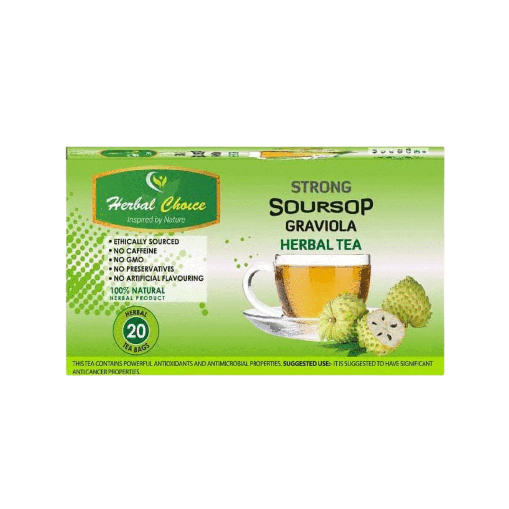 Herbal Choice Strong Soursop Graviola Herbal Tea – 20 Teabags X 12
