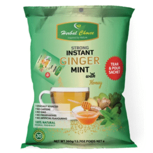 Herbal Choice Strong Instant Ginger Mint with Honey 360g - 30 Sachets (Granules) X 30