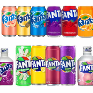 FANTA Soft  Drinks 330ML 24 Cans  X 1 - choose your flavour