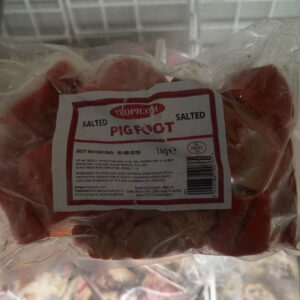 Fresh pig feet / Trotters, heavy salted, frozen 1KG X 1