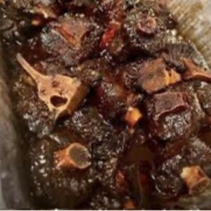 Jamaican  Jerk BBQ Oxtail served with your choice of Rice dish - Serves two