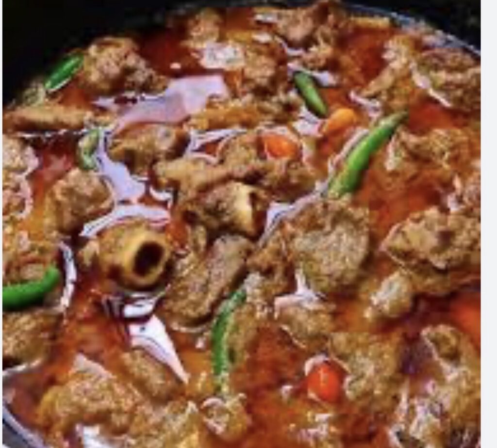 Jamaican Stewed Mutton  served with your choice of rice dishes – serves 2