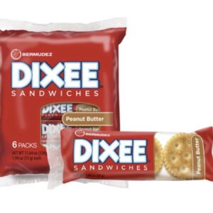 Bermudez Dixee Crackers - peanut butter 340g  (5 x 55G ) X 1