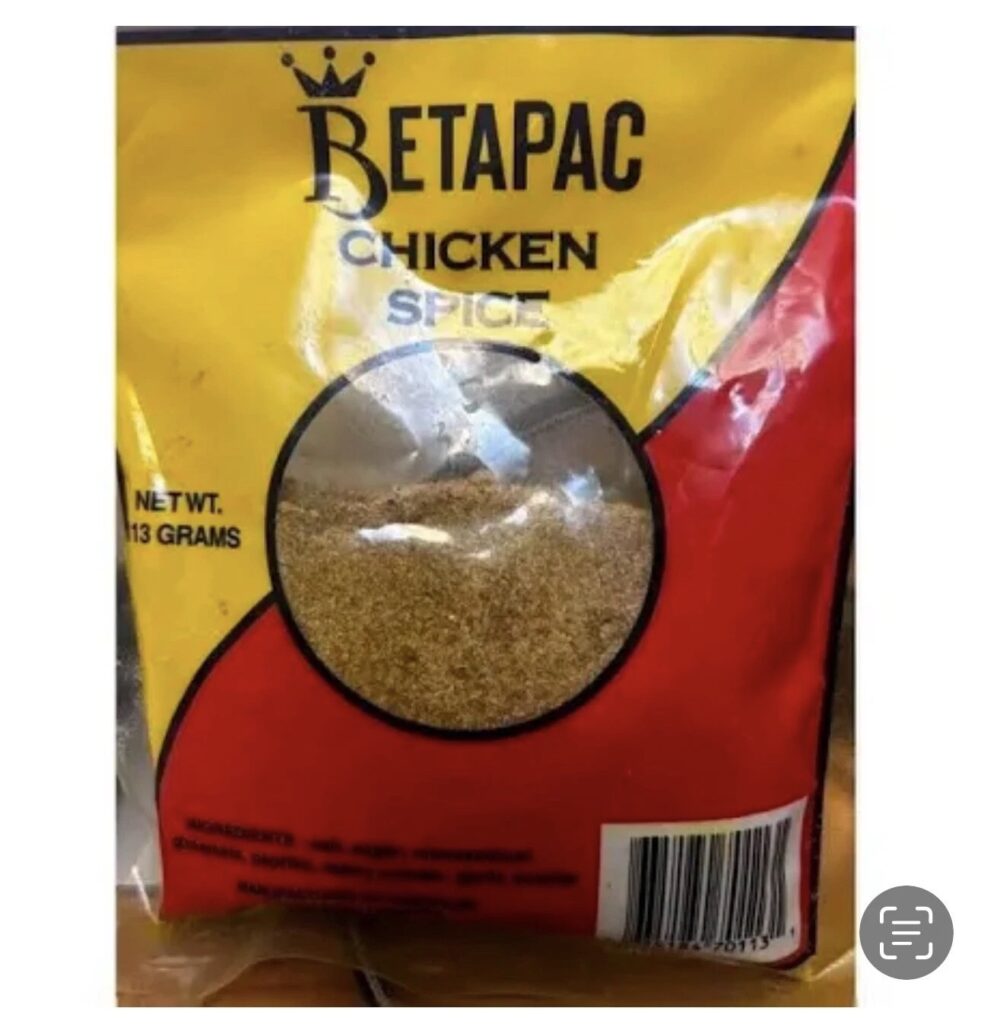 Betapac jamaican Chicken spice 453G X 1