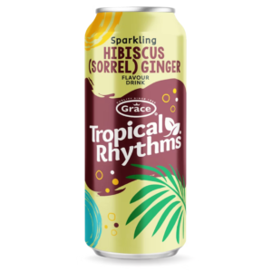 Grace Tropical Rhythms - Sparkling Sorrel Ginger Drink 330ml X 3