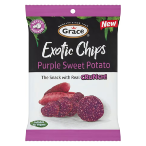 Grace Exotic Purple Sweet Potato Chips 75g X 3