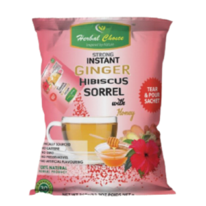 Herbal Choice Strong Instant Ginger Hibiscus Sorrel with Honey 360g - 30 Sachets (Granules)